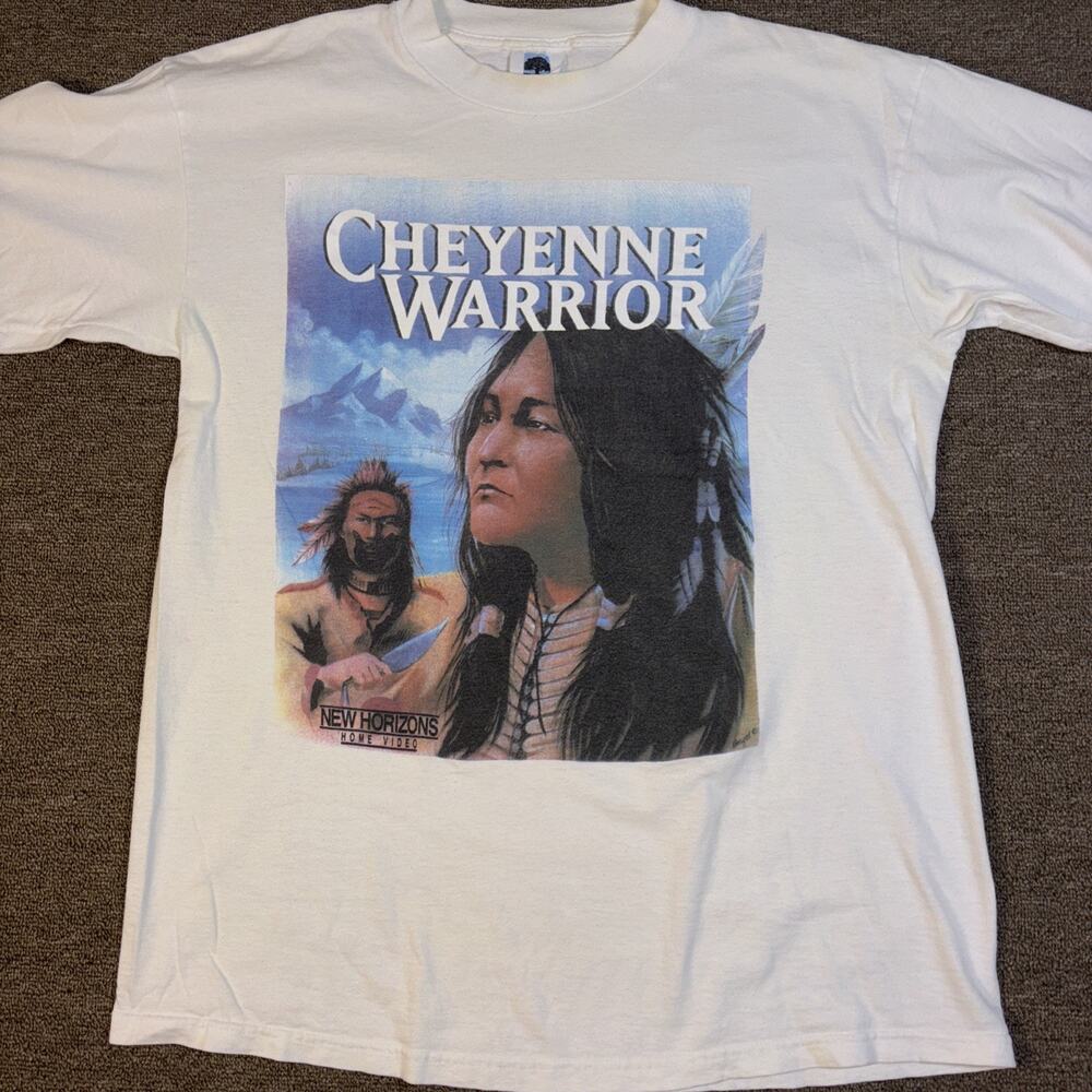 Cheyenne Warrior 1994 Vintage T-shirt Movie Promo Large Single Stitch Art Shirt